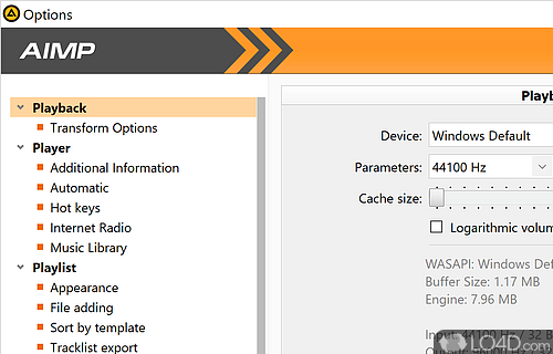 Multiformat Playback: - Screenshot of AIMP