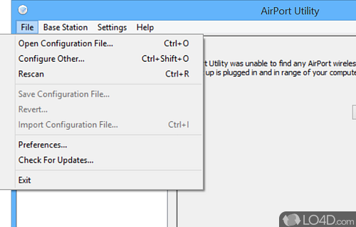 AirPort Utility Screenshot