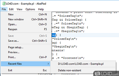 Add plugins - Screenshot of AkelPad