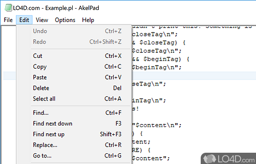 Predicting what you write - Screenshot of AkelPad