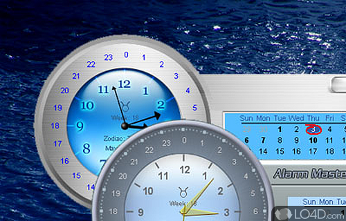 Screenshot of Alarm Master Plus - It is a PIM with alarm clock, scheduler, calendar