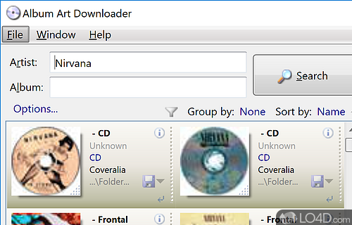 Album Art Downloader screenshot