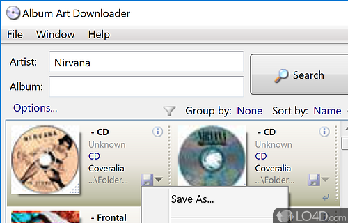 Album Art Downloader screenshot