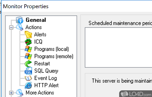 Comprehensive notification system - Screenshot of Alchemy Network Monitor