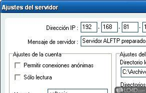 ALFTP Screenshot