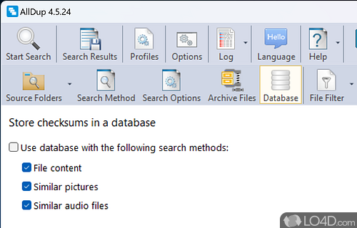 Find and remove duplicate files - Screenshot of AllDup
