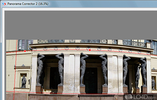 Screenshot of Panorama Corrector - Graphic plugin that can correct images that suffer from multiple problems simultaneously