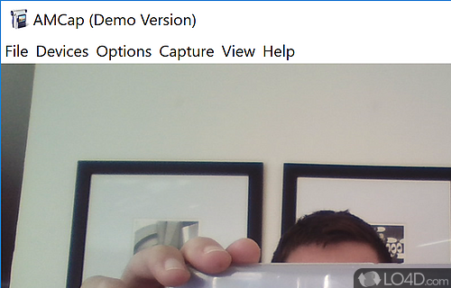 Small yet fully functional video capture app to you with webcam - Screenshot of AMCap