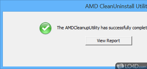 Screenshot of AMD Clean Uninstall Utility - Remove several items from your computer