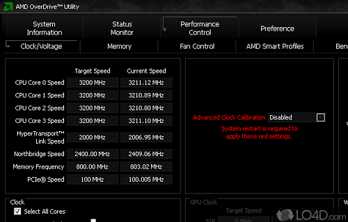 AMD Ryzen Master Screenshot