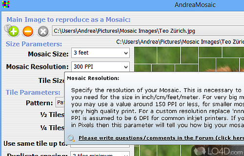 AndreaMosaic Screenshot