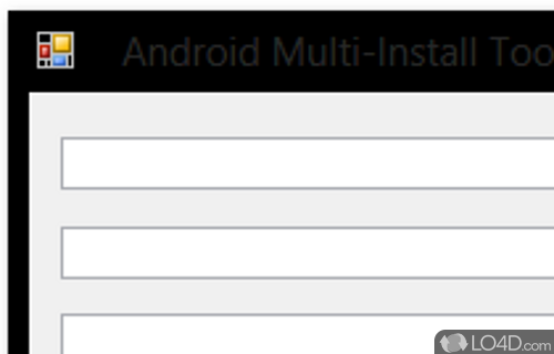 Screenshot of Android Multi-Install Tool - User interface