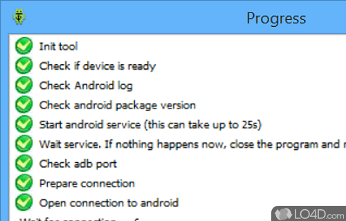 Handy reverse tethering for Android application - Screenshot of Android Reverse Tethering
