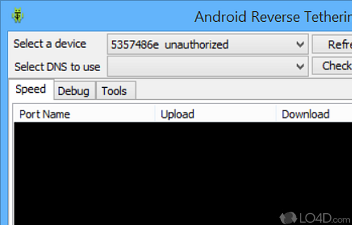 Use computer's Internet connection on Android phone in a way - Screenshot of Android Reverse Tethering