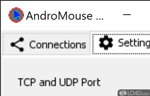 Straightforward installation and pairing process - Screenshot of AndroMouse Server