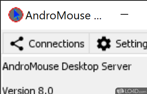 AndroMouse Server Screenshot