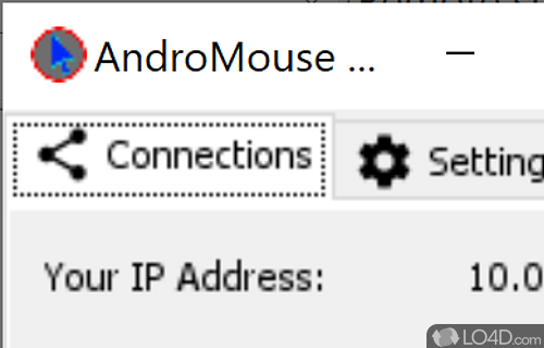 AndroMouse Server Screenshot