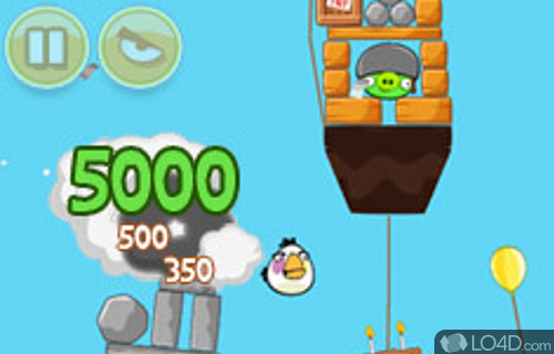 Screenshot of Angry Birds - Use birds to fight against pigs
