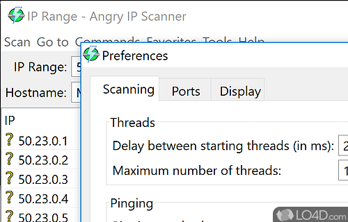 Angry IP Scanner Screenshot