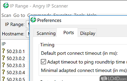 Holistic Scanning - Screenshot of Angry IP Scanner