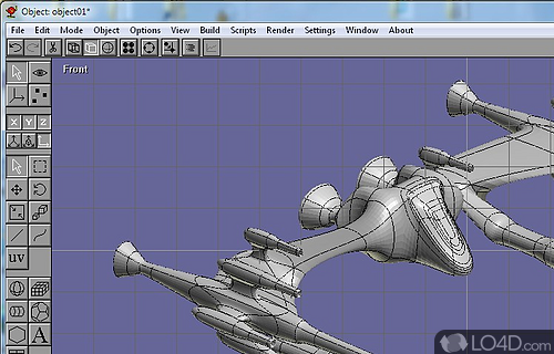 Screenshot of Anim8or - Software app that allows users to easily create a number of 3D models