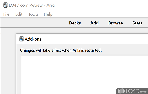 Decks - Screenshot of Anki