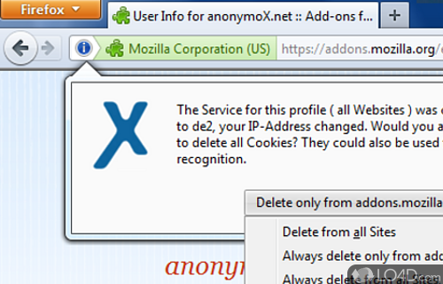 Windows 10 anonymoX for Chrome full