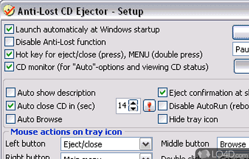 Anti-lost CD Ejector Lite Screenshot