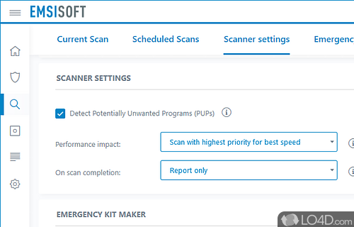 Anti-Malware - Screenshot of Emsisoft Anti-Malware