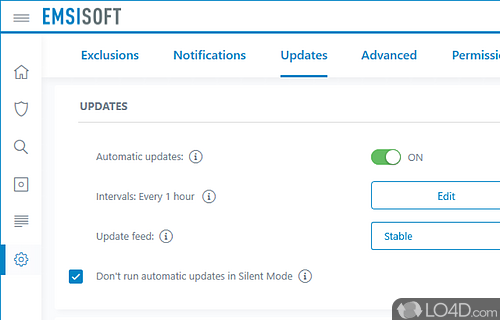 Surf protection - Screenshot of Emsisoft Anti-Malware