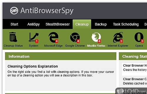 AntiBrowserSpy Screenshot