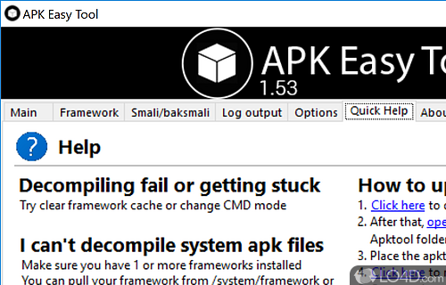 APK files - Screenshot of Apk Easy Tool