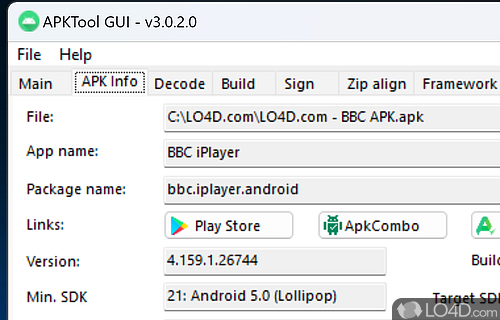 APKToolGUI screenshot