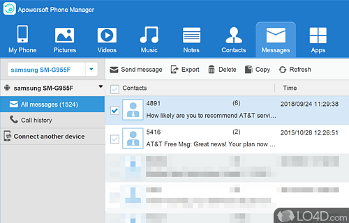 A feature-rich mobile management utility - Screenshot of ApowerManager