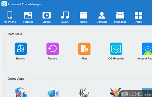 Good looking and intuitive - Screenshot of ApowerManager