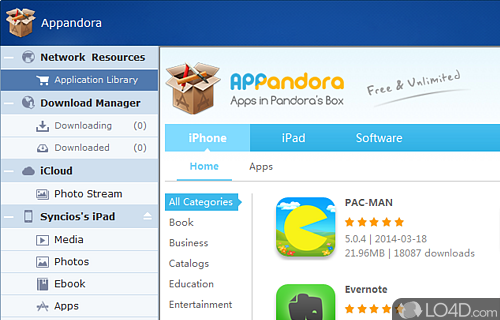 Screenshot of Appandora - Designed to connect and manage multiple iOS devices simultaneously