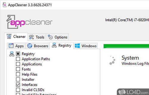 Cleaner - Screenshot of AppCleaner