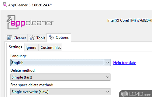 AppCleaner screenshot