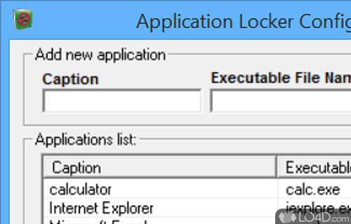 Application Locker Screenshot