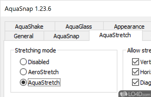 Simple and straightforward functionality - Screenshot of AquaSnap