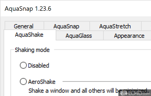 Display several applications on your desktop easily and efficiently - Screenshot of AquaSnap