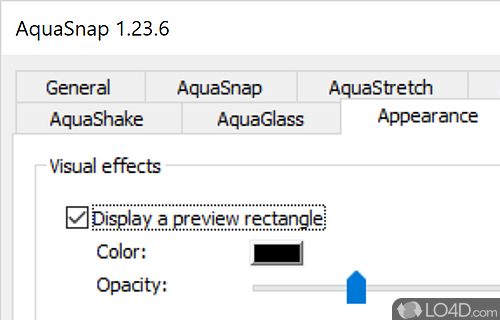 Aqua Snap - Screenshot of AquaSnap