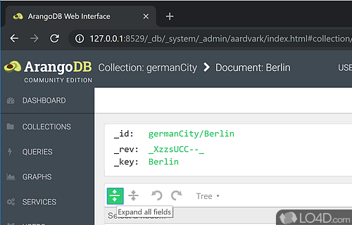 ArangoDB screenshot