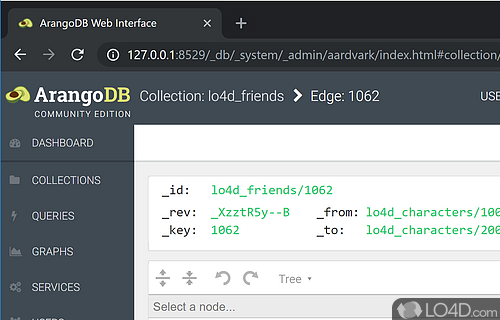 ArangoDB screenshot