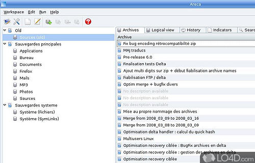 Areca Backup Screenshot