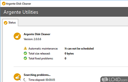 Argente Disk Cleaner Screenshot