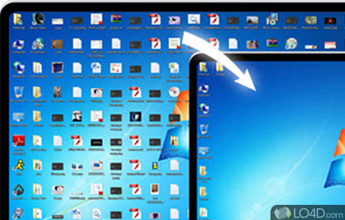 Screenshot of Arrange your Desktop - Arrange files of different types in related folders for