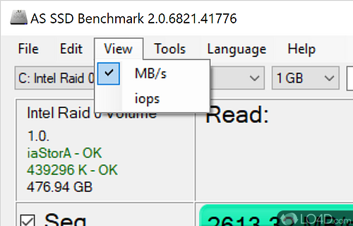 AS SSD Benchmark Screenshot