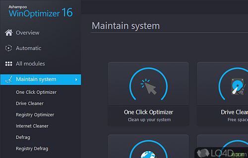 The ultimate Windows clean-up and optimization tool - Screenshot of Ashampoo WinOptimizer