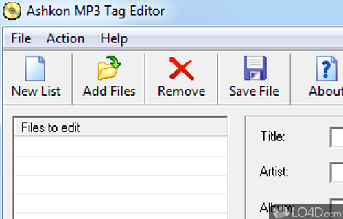 Ashkon MP3 Tag Editor Screenshot